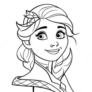 Elsa Frozen 2 Show Yourself Coloring Page 20183-16402