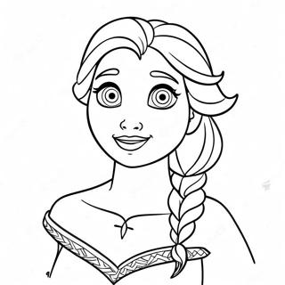 Elsa Frozen 2 Show Yourself Coloring Page 20183-16403