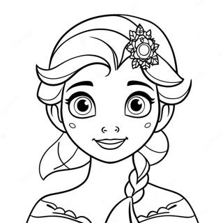 Elsa Frozen 2 Show Yourself Coloring Page 20183-16404