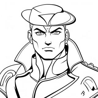 Jojo S Bizarre Adventure Coloring Page 20203-16421