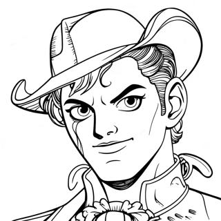 Jojo S Bizarre Adventure Coloring Page 20203-16423