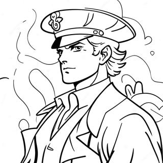 Jotaro Kujo In Action Coloring Page 20204-16419