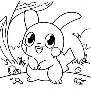 Pokemon Easter Egg Hunt Coloring Page 20213-16432