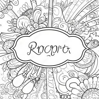 Colorful Custom Name Coloring Page 20274-16484