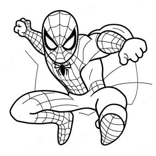 Spiderman Sonic Coloring Pages