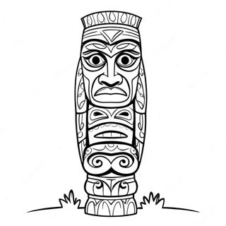 Totem Pole Coloring Page 20333-16522