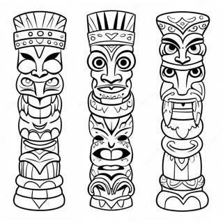 Totem Pole Coloring Page 20333-16523