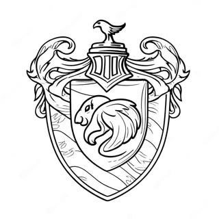 Harry Potter Hufflepuff Coloring Pages