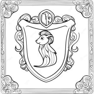 Hufflepuff Crest Coloring Page 20343-16530