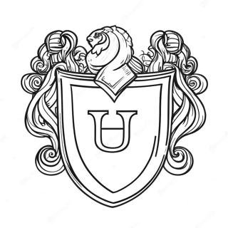 Hufflepuff Crest Coloring Page 20343-16531