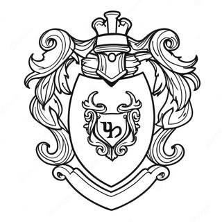 Hufflepuff Crest Coloring Page 20343-16532