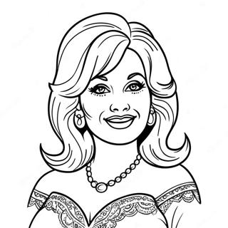 Dolly Parton Coloring Pages