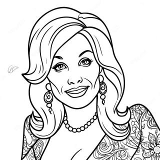 Dolly Parton Coloring Page 20363-16546