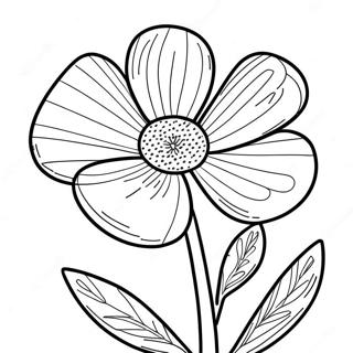 Buttercup Flower Coloring Page 20443-16607