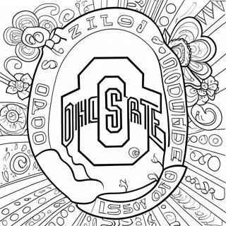 Ohio State Buckeyes Logo Coloring Page 20473-16628