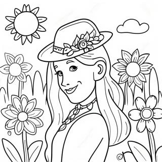 Isabella Encanto Flower Garden Coloring Page 20544-16694