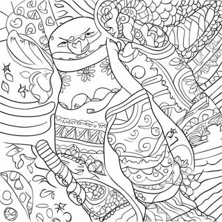 Colorful Sock Patterns Coloring Page 20563-16703