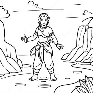 Avatar Way Of Water Coloring Page 20573-16711