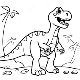 Scary Dinosaur Coloring Page 20583-16718