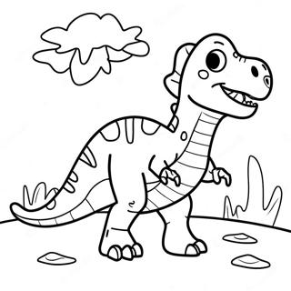 Scary Dinosaur Coloring Page 20583-16719