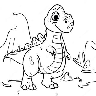 Scary Dinosaur Coloring Page 20583-16720