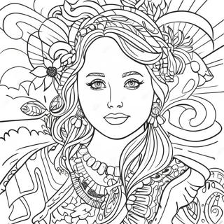 Vibrant True Coloring Page 20604-16738