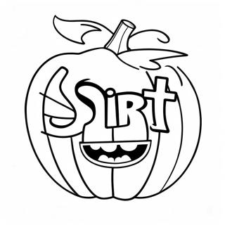 Spirit Halloween Logo Coloring Page 20613-16747