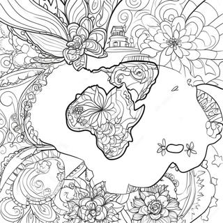 Countries Coloring Pages