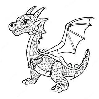 Dragon Puppet Template Coloring Pages