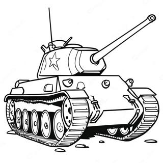 Ww2 Tank Coloring Page 20673-16787