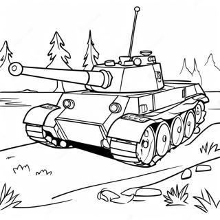 Ww2 Tank Coloring Page 20673-16788