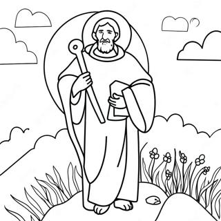 Good Shepherd Coloring Page 20683-16798