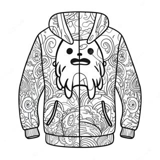 Bape Hoodie Design Coloring Page 20694-16810