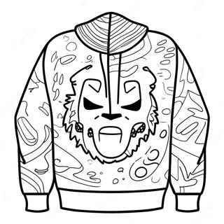 Bape Hoodie Design Coloring Page 20694-16811