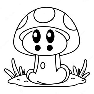 Mario Mushroom Coloring Page 20703-16820