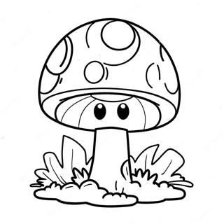 Mario Mushroom Coloring Pages