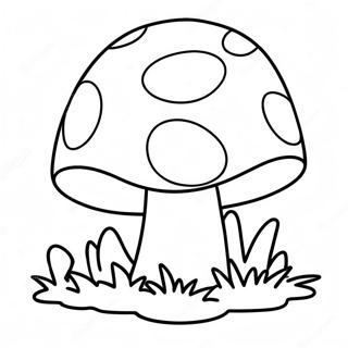 Super Mario Colorful Mushroom Coloring Page 20704-16814