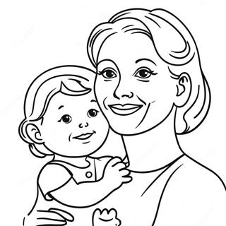 Mom Coloring Pages