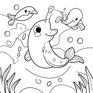 Not Quite Narwhal Coloring Page 20723-16832