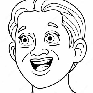 Silly Face Coloring Page 2072-1770