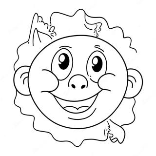 Silly Face Coloring Page 2072-1771