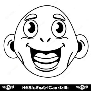 Silly Face Coloring Page 2072-1772