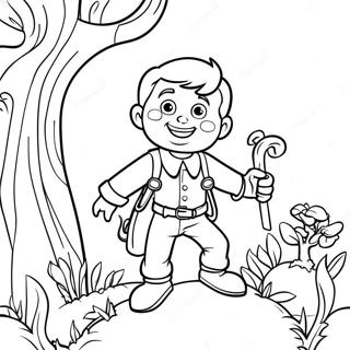 Jack And The Beanstalk Adventure Coloring Page 20743-16846