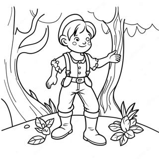 Jack And The Beanstalk Adventure Coloring Page 20743-16848