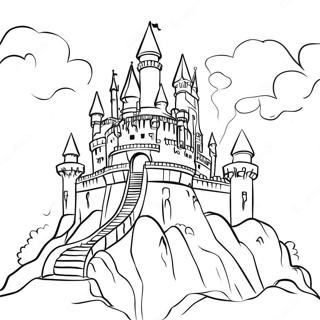 Giant S Castle Coloring Page 20744-16849