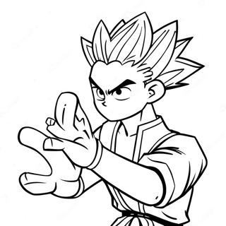 Gon Freecss In Action Coloring Page 20774-16879