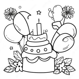 Congratulations Celebration Coloring Page 20783-16874