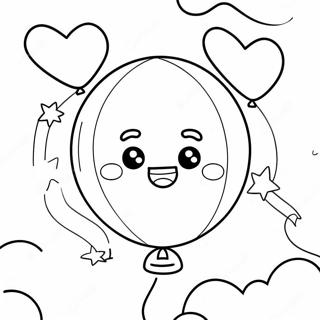 Happy Congratulations Balloon Coloring Page 20784-16885