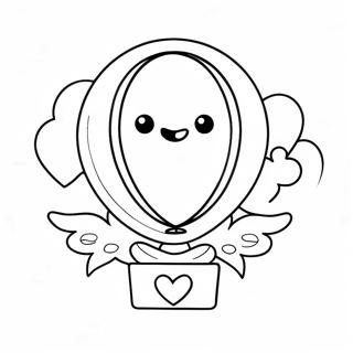 Happy Congratulations Balloon Coloring Page 20784-16886