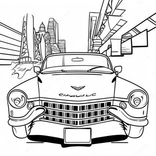 Cadillac Coloring Page 20793-16883